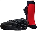W-Strümpfe Damen Herren Strand- und Wattwandersocken Rot/Marine 39-42