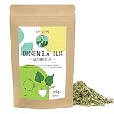 Alpi Nature Birkenblättertee 125g, Birkentee, Birkenblätter geschnitten, Birken Tee, Kräutertee