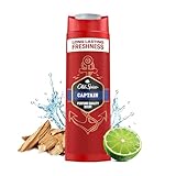 Old Spice Captain 3-in-1 Duschgel & Shampoo für Männer, 400ml, langanhaltender, frischer Duft in Parfümqualität, Tiefenreinigung für Haare-Gesicht-Körper, sanftes Hautgefühl