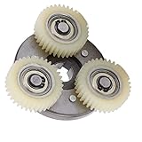 36T Elektro-Fahrradmotor-Getriebekupplungs-Kit, 3-teiliges Planetengetriebe aus Nylon, Langlebige Motorkupplung, 70-mm-Kupplungsersatz für 250 W 350 W Mittelantriebsmotor