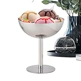Unzerbrechliche Weingläser, Metall-Weingläser für den Außenbereich, Rostfreier Rotweinkelch, Bruchsicherer Eisbecher, Diese aus lebensmittelechtem Edelstahl gefertigten Gläser zerbrechen nicht so leic