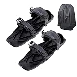 Gleitschuhe Für Erwachsene, Ski Skates Für Schnee, Kurze Snow Skates Für Snowboarding, Leichte Skiwerkzeuge, Verstellbares Ski Zubehör, Multifunktionaler Anti Rutsch Schnee Skate Für Erwachsene Kinder