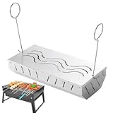 Raucherbox, Fmoker-Box - Rauchbox aus Stahl - Holzkohlehalter für Fleisch und Fleisch, Design
