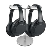 Kopfhörerhalter-Ständer – Kopfhörer-Aufhänger für Schreibtisch, Headset-Halter mit schwerer Basis, Kopfhörer-Display, stabile Desktop-Kopfhörer-Halterung für Wohnzimmer, Schlafzimmer