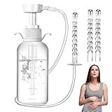 Tragbares Bidet für Damen, Vaginalwaschflasche, 300 ml, wiederverwendbar, für Intimhygiene, für Reisen, Bad und Dusche