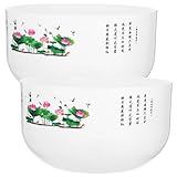 Yardenfun 2 Stück Hydroponischer Kunststoff blumenschale für Lotus und Wasserlilien Langlebiger Platzsparender Pflanzkübel für Zimmerpflanzen und Gartendekoration