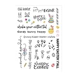 Bunte Eierkerzen-Aufkleber, DIY-Aufkleber, Oster-Set, Hase, Karotte, Buchstabe, Tee, Kegel, zylindrisch, Festival A