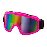 W WIDMANN MILANO Party Fashion - Skibrille, Snowboard Brille, Accessoire für 80er Jahre Faschingskostüme
