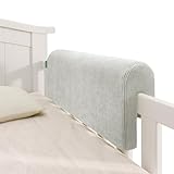 AEOCOO Tragbares Bettgitter für Kleinkinder, Nestchen für Kleinkinder, Bettgitter mit waschbarem Bezug, Größe 70 x 14 x 30 cm, Grau