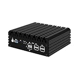 Micro Firewall Appliance, Mini PC, VPN, Router PC, Intel Alder Lake-N 12th Gen N100, HUNSN RJ45, 6 x 2.5GbE I226-V, 2 x HDMI2.1, TF, Type-C, Barebone, NO RAM, NO Storage, NO System