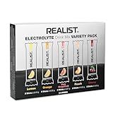 REALIST® Elektrolyte ohne Zucker - Elektrolyt Pulver mit 1000 mg Natrium, 330 mg Kalium & 60 mg Magnesium - Fast Hydration - Sport, KETO, Fasten (10 Sticks, Probierpaket (5 Sorten je 2 Sticks))