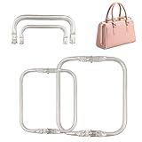 FIHODONE 2 Stück Taschenrahmen Verschluesse U-Förmige 16cm 20cm, Taschenbügel Taschen Verschluss Aluminiumlegierung, taschenbügel Metall für DIY Geldbeutel Handtasche Taschenzubehör