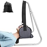 Toogel Kopf Hängematte Schmerzlinderung Hals Massagegerät Entspannung Tragbar Schulter Relaxer mit Befestigungsgestell Halter aus Edelstahl für Männer Frauen