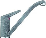 Franke Spültischarmatur, Festauslauf, Hochdruckarmatur, Wasserhahn Fragranit, 1 Spültisch-Batterie, 1 Set- Anschlussschläuche, 1 Unterlegscheibe, 115.0470.659