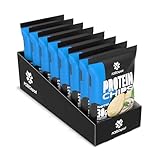 Polleo Sport Protein Chips - Sour Cream & Onion und Paprika Geschmack - 15 g Eiweiß, Snack aus Kartoffeln und Pflanzlichen Proteinen, Glutenfrei, 50 g pro Packung (8 x 50 g, Sour Cream & Onion)
