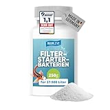 AGUALEVE® Filterstarterbakterien 250g *NEU* | aktiviert den Teichfilter Dank innovativer BIO3-Hochleistungs-Mikroogransimen | Fisch-, Garten- & Schwimmteiche | Made in Germany | 37.500l Teichwasser
