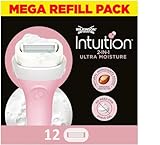 WILKINSON SWORD - Intuition Ultra Moisture Klingen für Frauen | kein Rasiergel erforderlich | Packung mit 12 Rasierklingen Nachfüllpackungen