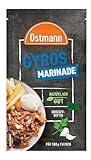 Ostmann Gewürze – Gyros Marinade, flüssige Grillmarinade für Rind- & Schweinefleisch, Gewürzmischung für 500 g Fleisch, ideal zum Grillen & Verfeinern von Speisen, 60 ml, 1 Stück (1er Pack)