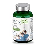 OsseoLong® Jugend: Einzigartige Kombination L-Arginin + verzweigtkettiger Aminosäuren (BCAAs), Kalzium, Vitamin D3, Zink und Magnesium für die Knochenentwicklung (Kapsel)