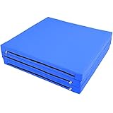 Gientan Fitness Yogamatte, Vielseitig Einsetzbare, Faltbare Gymnastikmatte Mit Hoher Dichte Für Yoga, Aerobic Und Pilates, Workout-Training, Kindergymnastik(Blau)