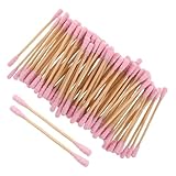 ARTSEWPLY 1000 Stück Spirale Wattestäbchen mit Doppelkopf Holzstiel Doppelseitige Reinigung und Make-up Entferner Weiche Baumwollspitzen Vielseitig für Kosmetik und Ohrpflege