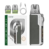 Eleaf Icita Pro Kit 50W Pod Drehknopf farbiges Display Dual Mesh Vape ohne Nikotin Grau