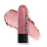Wet n Wild, Mega Glo Vitamin E Makeup Stick, Vielseitiger Rouge-Stick für Augen, Wangen und Lippen, Aufbaubare und Verblendbare Formel, Einziehbar & Reisetauglich, Dusty Pink
