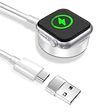 Schnell Ladekabel für Apple Watch - imodomio 1M USB C-USB A Schnellladegerät Kompatibel mit iWatch Series 10/9/8/7/6/5/4/3/2 (Kein Adapter)
