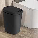 LIROPAU Sensor Mülleimer 10L, Automatischer Mülleimer mit Bewegungssensor, Elektrischer Mülleimer Abfalleimer mit Deckel, Intelligenter Mülleimer mit Sensor für Schlafzimmer Wohnzimmer Bad Küche Büro
