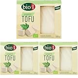 Bioasia Bio Tofu – Neutraler Bio Tofu – Von Natur aus vegan und glutenfrei – 1 x 200 g (Packung mit 3)
