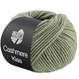 LANA GROSSA Cashmere Kiss | Edle Merino-Kaschmir-Mischung | Handstrickgarn aus 70% Schurwolle (Merino superfein) & 30% Kaschmir | 25g Wolle zum Stricken & Häkeln | 70m Garn FB 114