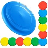 Bramble - 12 Bunte Frisbees für Kinder & Hunde - 23 cm - Robust & Stabil - Ideal für Outdoor-Spiel & Strand