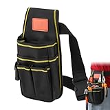 Amexo Werkzeugtasche mit Gürtel, Multi-Purpose Werkzeughalter Organizer 600D Oxford Stoff Elektriker Werkzeuge Tasche für Schreiner Elektriker Techniker