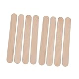 IWOWHERO 50 Stück Haarentfernung Wachs Holzspatel Sichere Wachs Applikatoren für Gesichts und Körperhaarentfernung für Salon und Zuhause Langlebige Anwendung