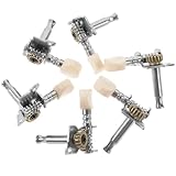 Cabilock 6 Stück Teiliges Gitarren stimmwirbel aus Robustem Material Halbgeschlossene Mechanik für Folk Akustikgitarre Einfach zu Montieren Langlebig Geeignet für Anfänger und