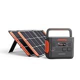 Jackery Solargenerator 2000 PRO 200W, 2160Wh Powerstation mit SolarSaga 2x100W, 2 * 230V/2200W AC-Steckdosen, schnelle Ladung,für Reise Camping Wohnmobil und als Notstromaggregat