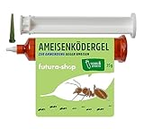 Futura-Shop Ameisenköder Gel 35 g – Ameisengel zur Ameisenbekämpfung im Innen- & Außenbereich – Ameisengift mit starkem Lockstoff & schneller Nestwirkung – Ameisenmittel mit gezielter Ausbringung