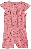 lupilu® Baby Mädchen Sommerbody Jumpsuit, Reine Baumwolle (rosa Flamingo, Gr. 74/80)