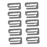 HORIALENCE 10 Stück Teiliges Friseurumhang Schnallen aus Langlebiger Legierung Metall Halter für Sicheren Halt Verstellbare Friseurumhang Clips rutschfest Wiederverwendbar Komfortabel der
