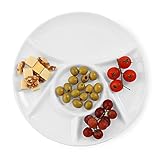 Holst Porzellan MP 301 Fondueteller 28 cm, weiß, 28 x 28 x 2 cm