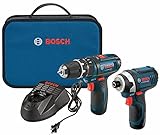 BOSCH CLPK241-120 Akku-Kombi-Set, 12 V, Lithium-Ionen, 2 Werkzeuge