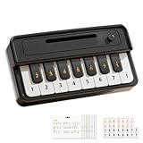 Tastatur für | Pädagogische Musikinstrumente, tragbares Reise-Klavierspielzeug für Mädchen mit Liederbuch, für Jungen und Mädchen, Reisen zu Hause, drinnen und draußen, matt