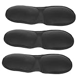DEARMAMY 3 Stück 3D Blackout Augenmaske Elastische Augenabdeckung Blackout Eye Sleeping Lichtdichte Augenabdeckung Schlafmaske Schlafmaske Augenmaske Schlafen Schlafende Augenmaske