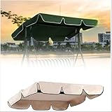 Generisch Schaukel Überdachung Sonnendach Für Dach Plane Für Garten Schaukel Dachplane Ersatzdach Dachbezug Wasserdicht Universal Ersatzdach Gartenschauke,600d 2,190cm*132cm*15cm
