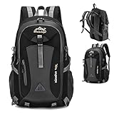 Zorplex Leicht Wanderrucksack, 40L Packable Wasserdichter Rucksack mit atmungsaktivem 3D Air Mesh Polyester, Outdoorrucksack für Herren Damen, Wandern, Bergsteigen und Reisen Sport