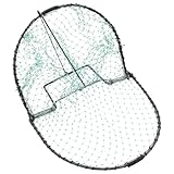 Sufrk Vogelfalle, grün, 30 cm, Stahl, für Vögel, Taube, Wachteln, humane Lebendfalle, Jagd, Vogelfalle, Fangen von Vogelnetz, Schädlingsbekämpfung, humane Lebendfalle, Netz für Spatzen, Tauben