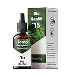 Hemp-Complete® 15 BIO Hanftropfen aus Bio-Hanfsamenöl – Premium Hanföl für Menschen & Tiere – 10 ml