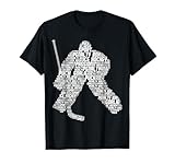 Eishockey Torwart Eishockeyspieler Jungen Männer Kinder T-Shirt