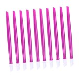 ARTSEWPLY 100 Stück Nagelhautschieber aus Kunststoff Leichter Cuticle Pusher mit Ergonomischem Griff Langlebig und Sicher Buntes Design für Professionelle Maniküre und Nagelreinigung zu