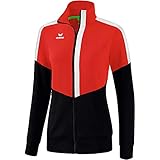 Erima Damen Squad Worker Jacke (1032034), rot/schwarz/weiß, 40